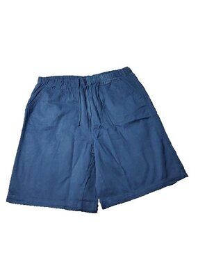 Boulder Creek Elastic Shorts Mens LT Large Tall Blue Cotton Khaki LL Outdoor y2K